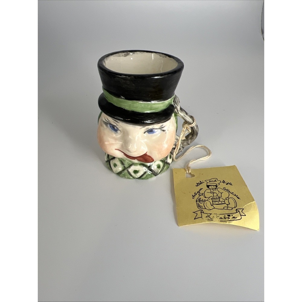 Vintage Mini Toby Jug Signed O'Daniel Ketabi's Hand Painted Character Mug Studio
